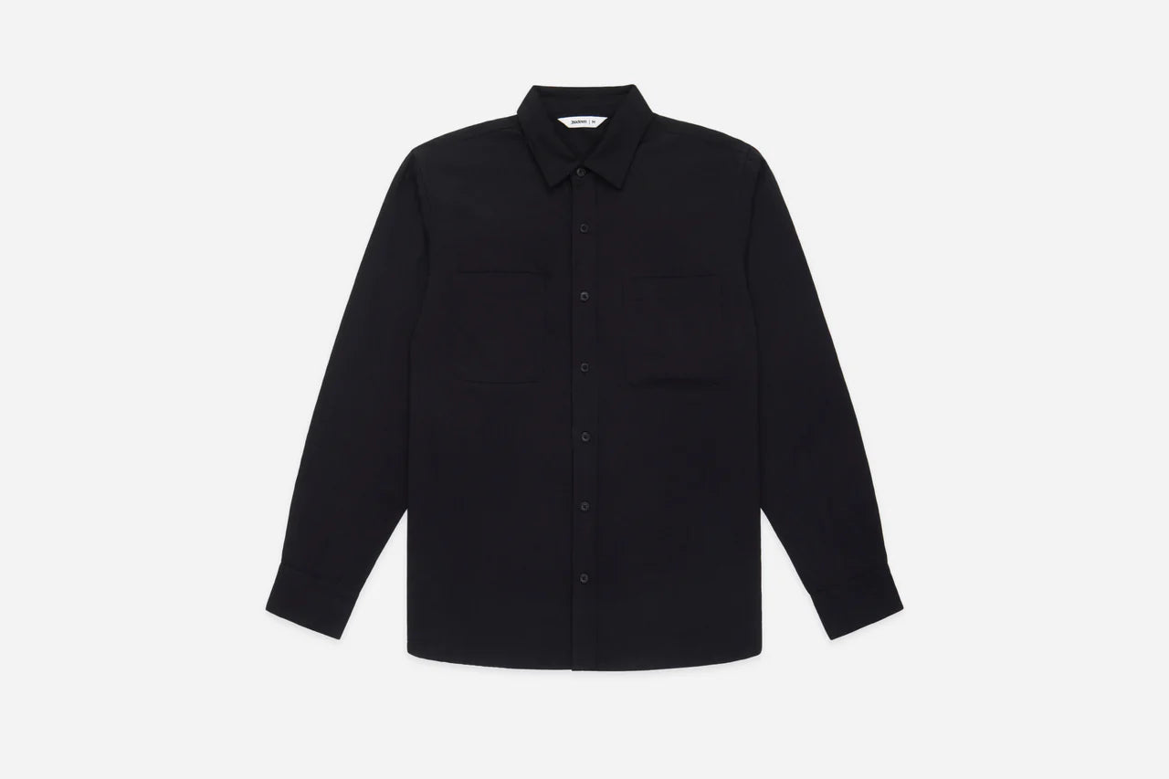Mechanic Shirt ~ Black Slub Tencel