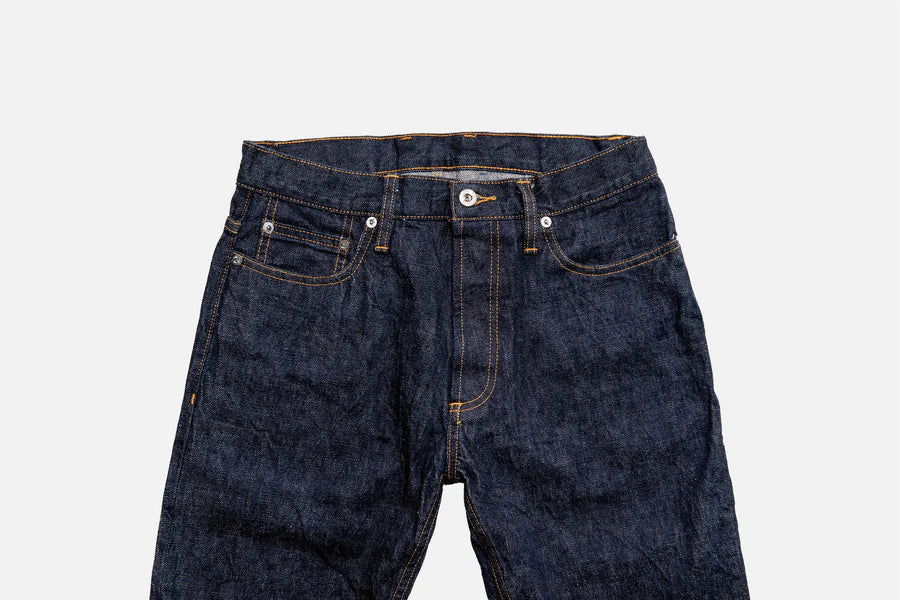CS-100xk ~ Classic Straight - Rinsed Indigo Kibata