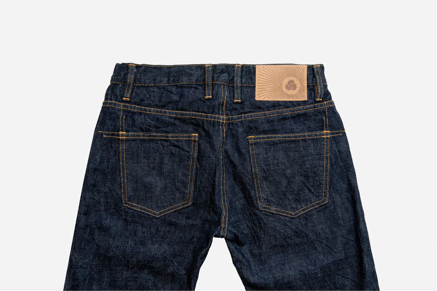 CS-100xk ~ Classic Straight - Rinsed Indigo Kibata