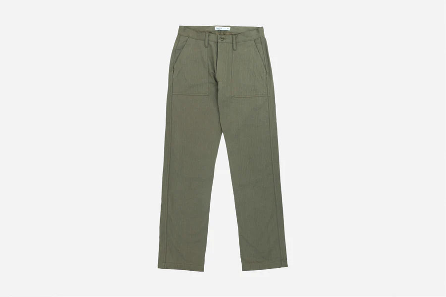 Fatigue Pant ~ Washed Olive HBT – STC BRAND APPAREL Fatigue Pant ~ Washed Olive HBT – STC BRAND APPAREL