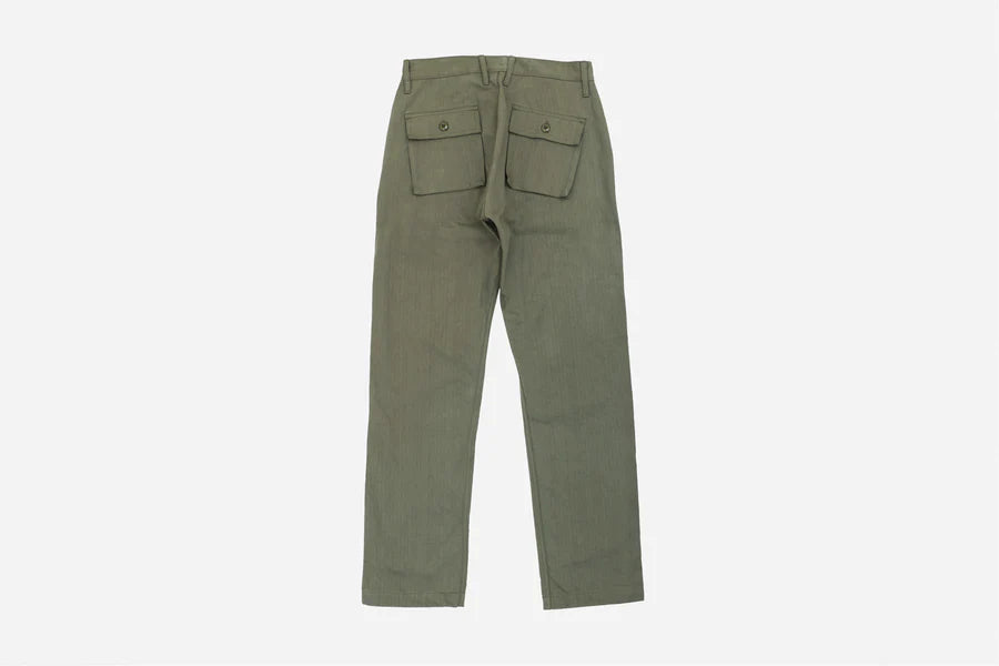 Engineered Garments Fatigue Pant Olive Cotton Brushed HB