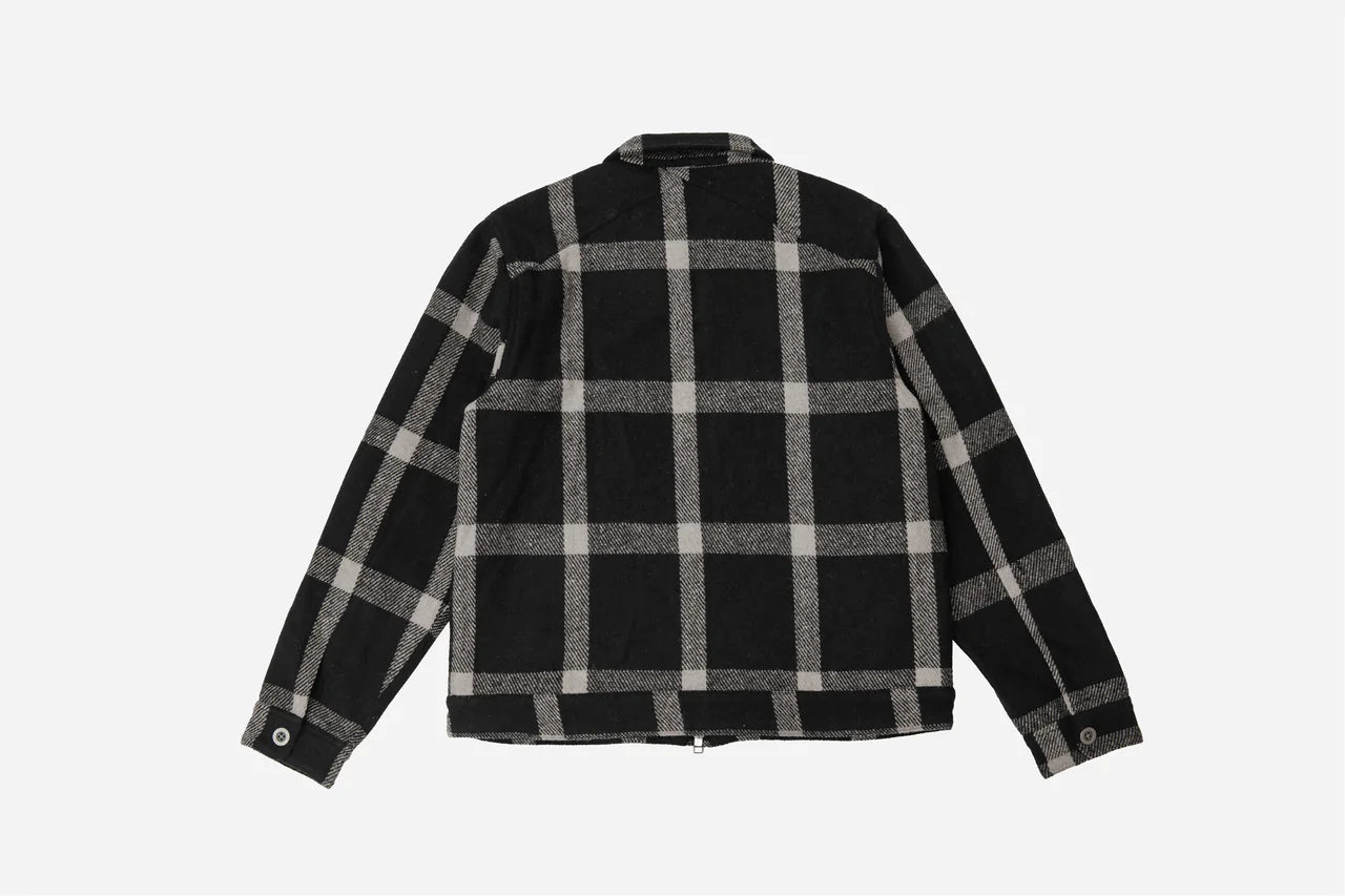 Mechanic Jacket ~ Black Wool Check