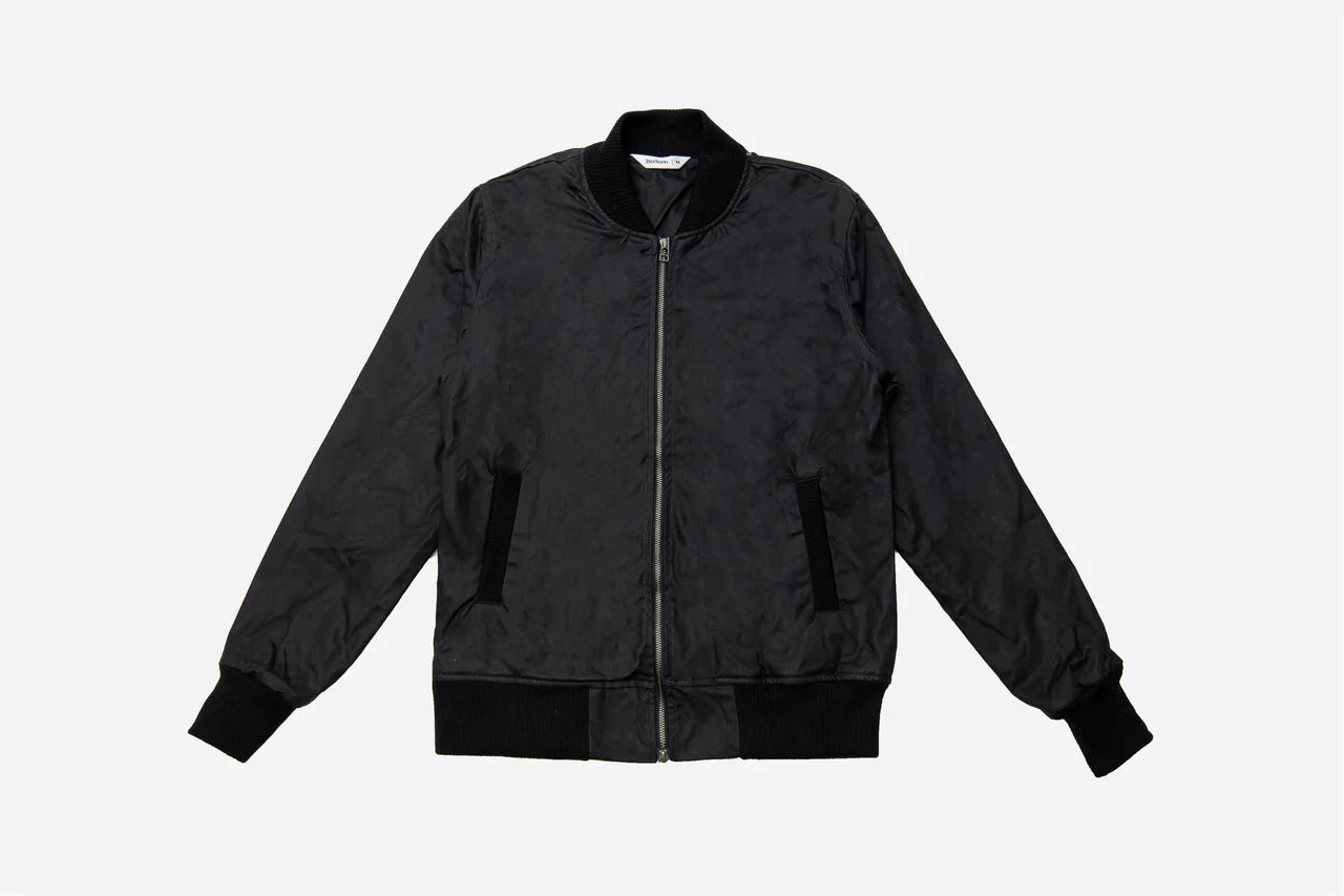 Stadium Jacket ~ Black Waxed Canvas