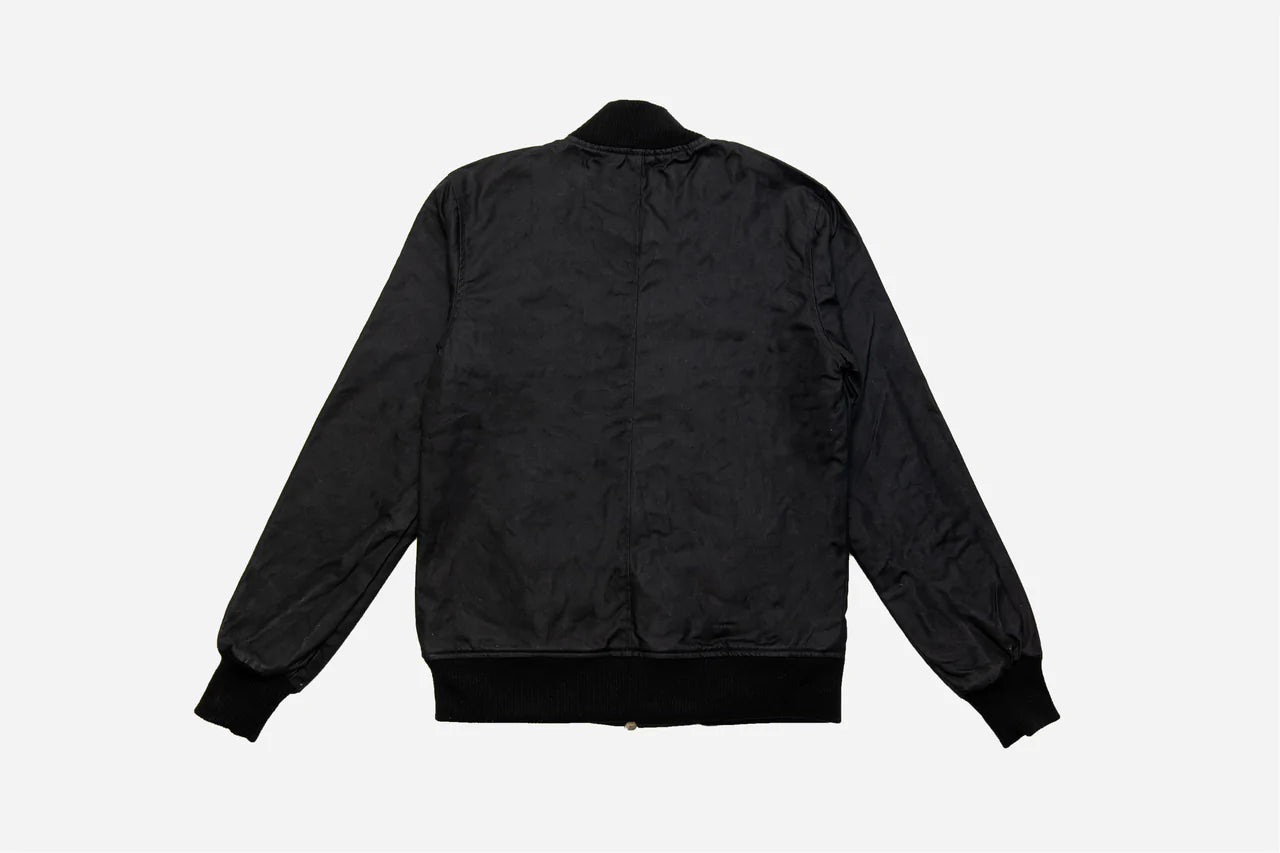 Stadium Jacket ~ Black Waxed Canvas