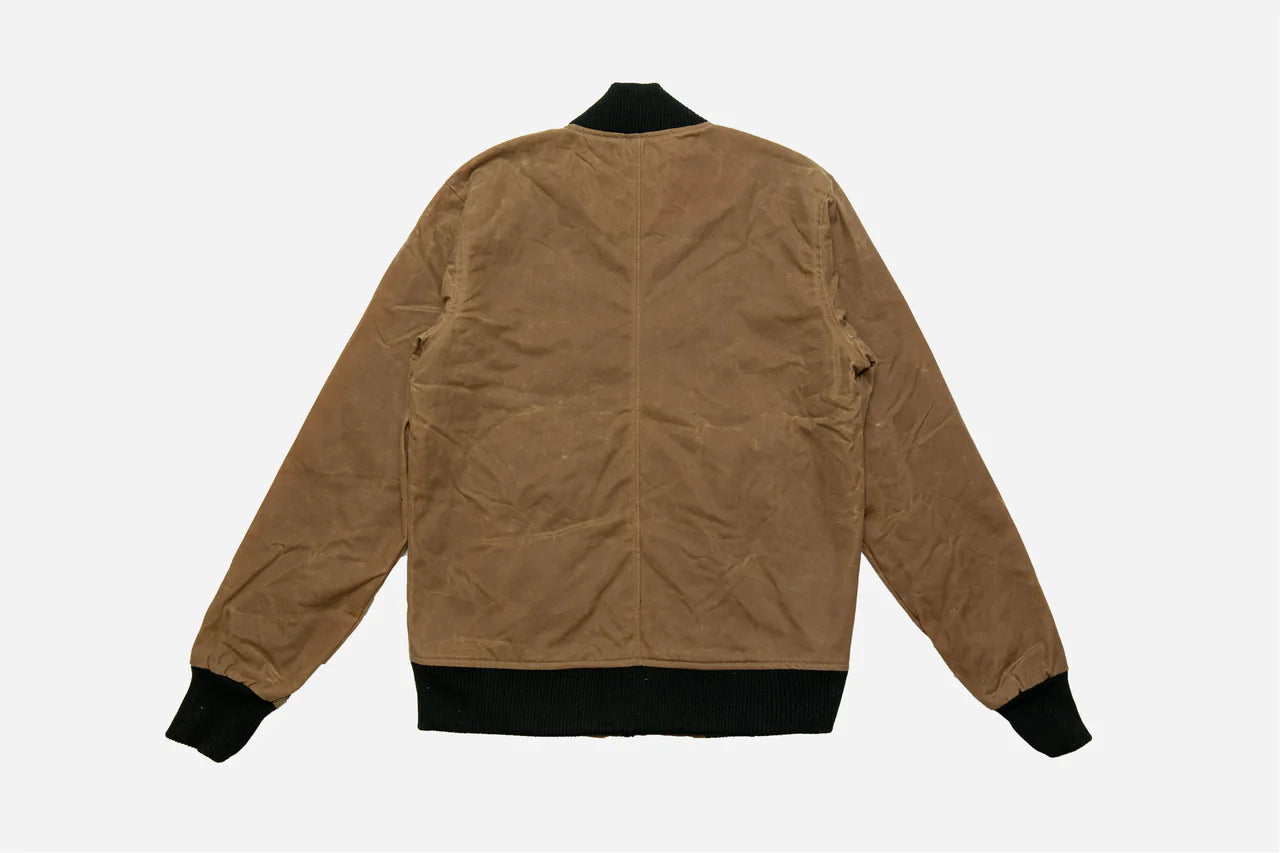 Stadium Jacket ~ Field Tan Waxed Canvas