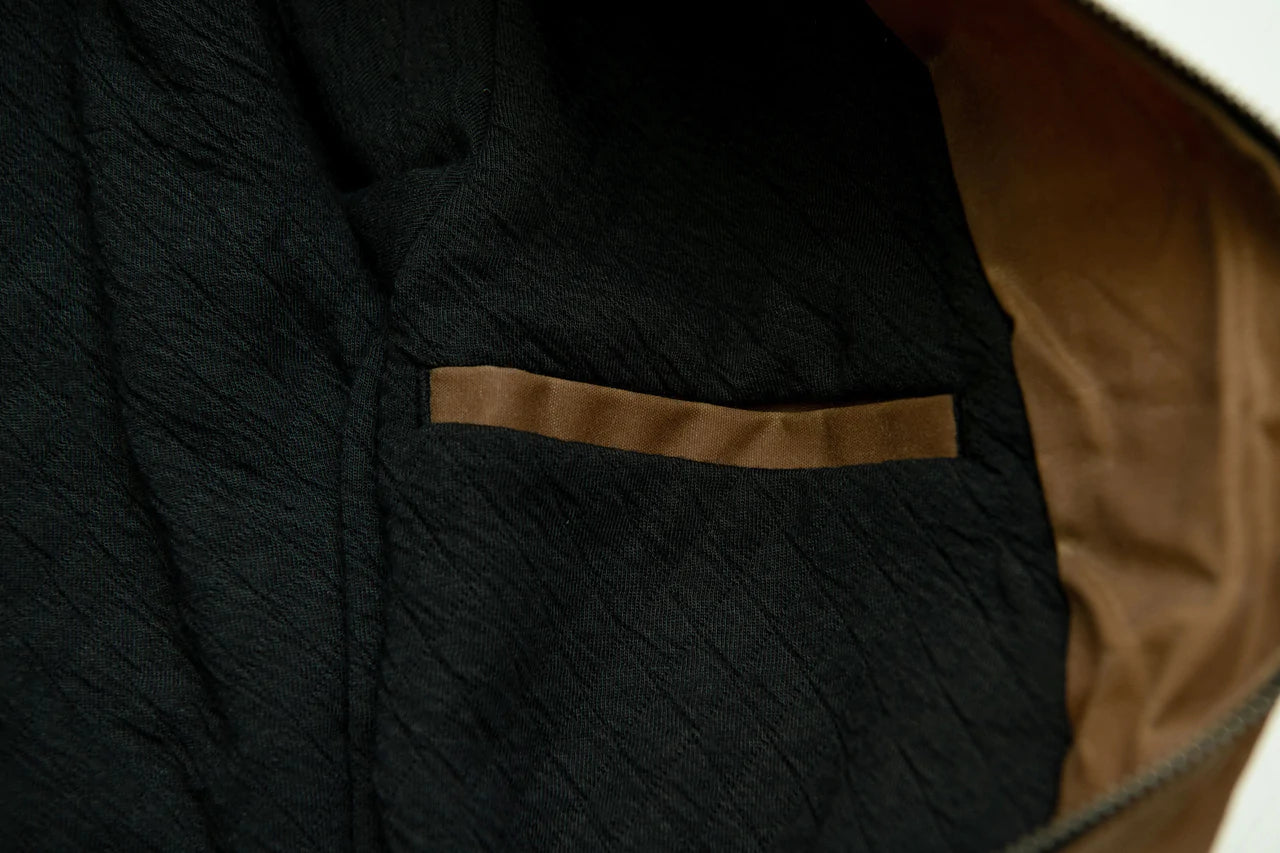 Stadium Jacket ~ Field Tan Waxed Canvas