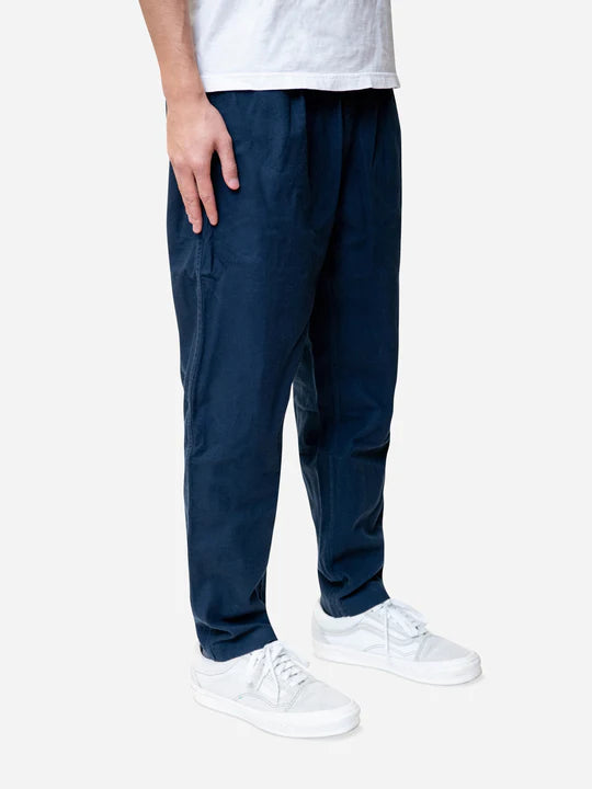 Drawstring Pant ~ Navy Washed Canvas