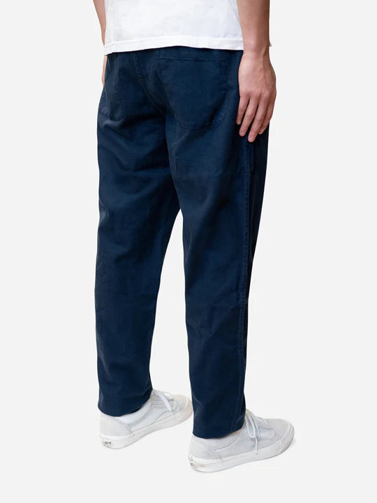 Drawstring Pant ~ Navy Washed Canvas