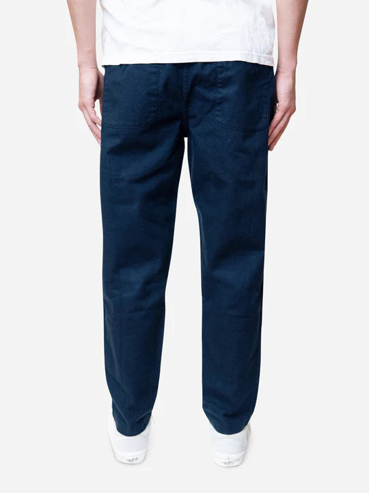 Drawstring Pant ~ Navy Washed Canvas