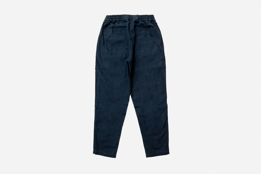 Drawstring Pant ~ Navy Washed Canvas