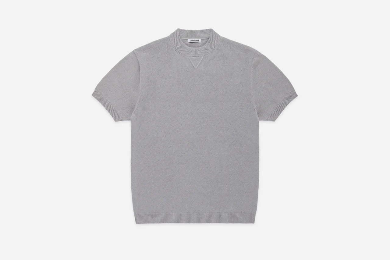 Knit T-Shirt ~ Grey