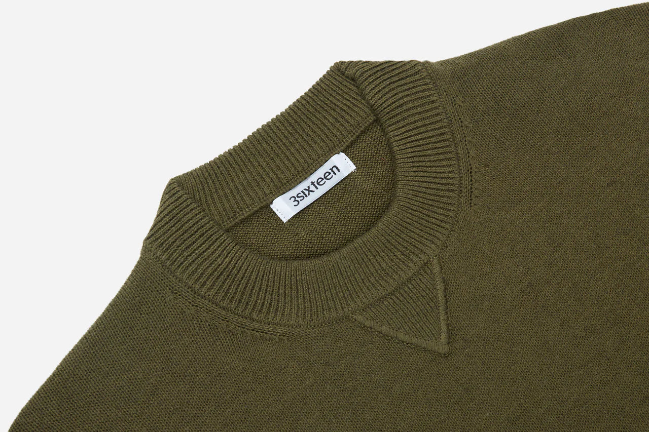 Knit T-Shirt ~ Olive