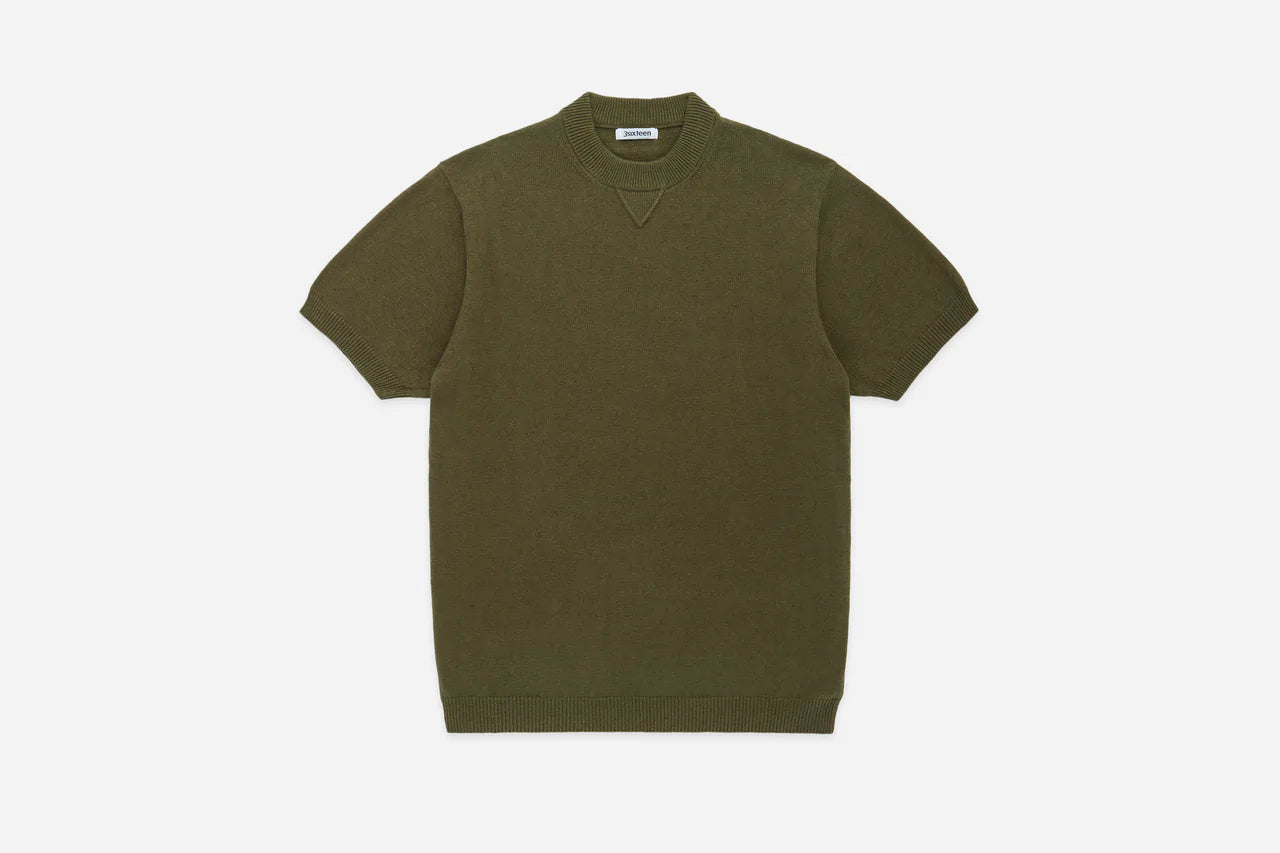 Knit T-Shirt ~ Olive