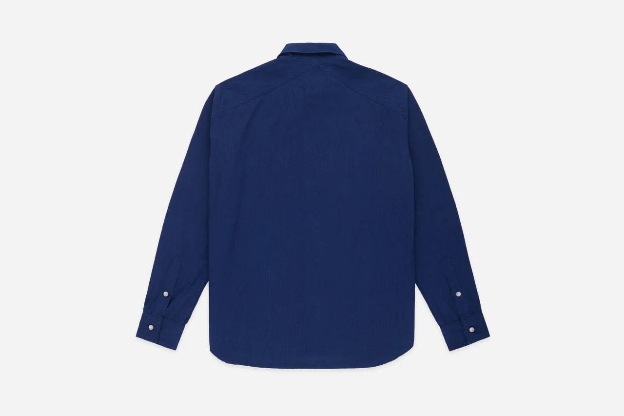 Long Sleeve BD Shirt ~ Indigo Sashiko