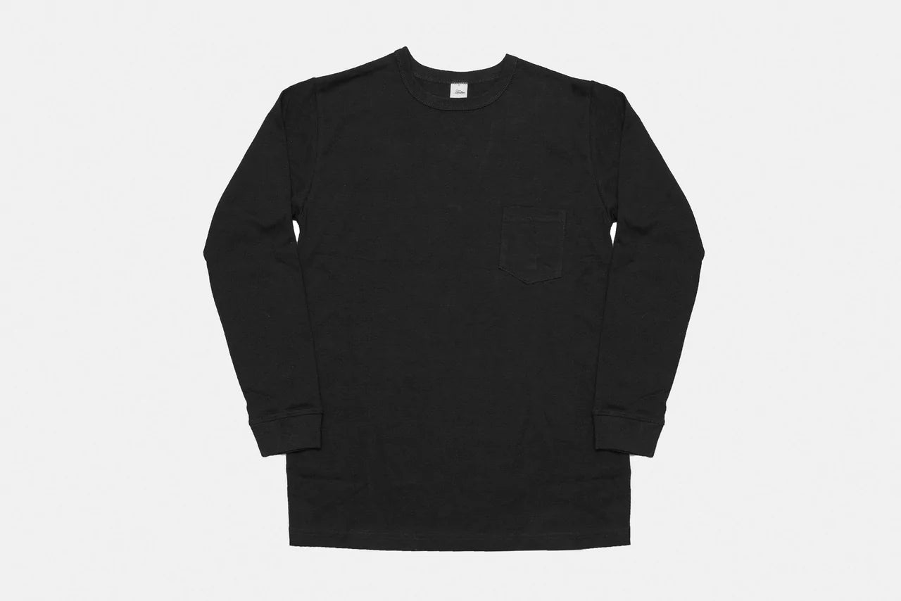 Long Sleeve Pocket T-Shirt ~ Black