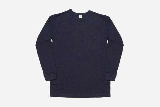 Long Sleeve Pocket T-Shirt ~ Indigo